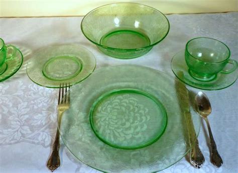 Green Depression Glass – An Assortment of Beautiful Glassware