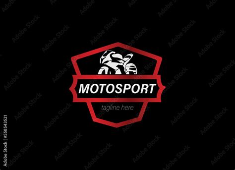 Motorsport Logo Design Template. Vector Logo Designs Stock Vector | Adobe Stock