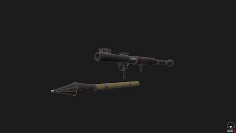 RPG Rocket Launcher High Detail 3D model | CGTrader