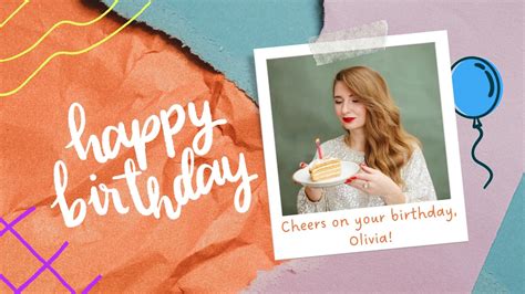 Editable Animated Happy Birthday Cards