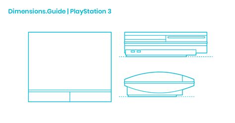 PlayStation 3 Dimensions & Drawings | Dimensions.Guide