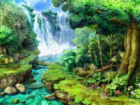 Tropical Waterfalls | Claire Hart - Tropical Thief - Waterfall | Alien Landscapes I Could Live ...