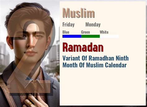 Ramadan name meaning Variant Of Ramadhan Ninth Month Of Muslim Calendar