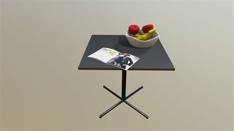 square dining table - Download Free 3D model by DarvinAbraham [21e9c03] - Sketchfab