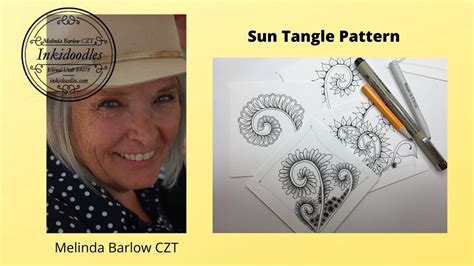 Sun Tangle Pattern Art Lesson #488 - YouTube