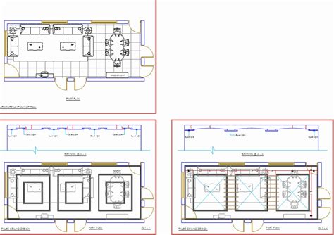 Plans de faux plafonds avec travail et coupes détaillés (2.06 MB ...