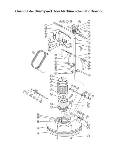 Cleanmaster Floor Buffer Parts