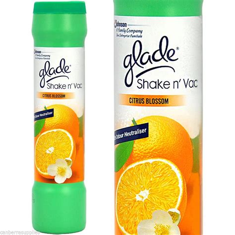 Glade Shake 'N' Vac Fresh Lemon Carpet Freshener Powder 500g | eBay