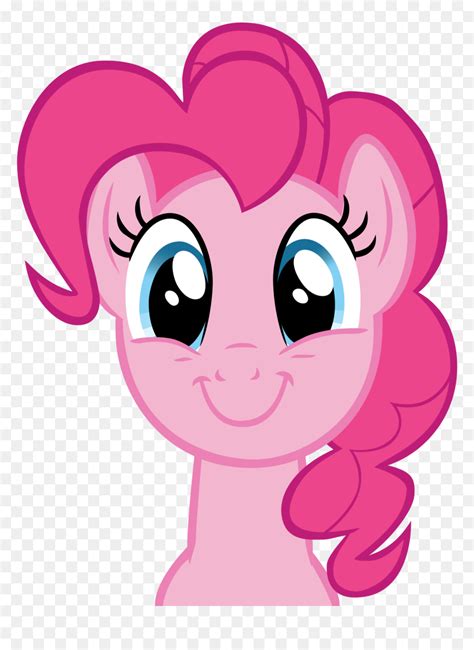 Pinkie Pie Happy Face Vector - Mlp Pinkie Pie Face, HD Png Download - vhv