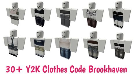 30+ Y2K Clothes Codes For Brookhaven RP (2023) - YouTube