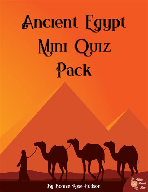 Ancient Egypt Mini Quiz Pack