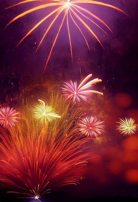 Free Happy Diwali Fireworks Background Design