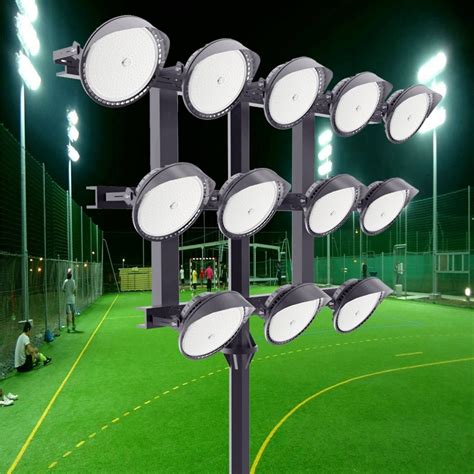 Broadcasting Supported Playground Stadium High Mast Light Dimmable LED Flood Lights 1000W ...