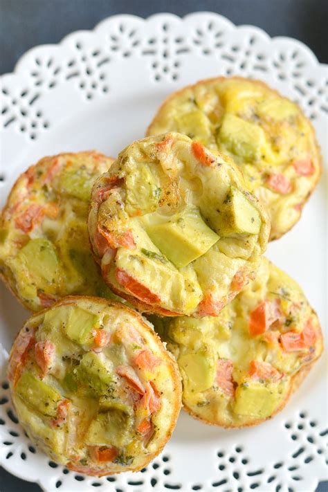 Tex-Mex Avocado Egg Muffins {Low Carb, Paleo, Low Cal, GF} - Skinny ...