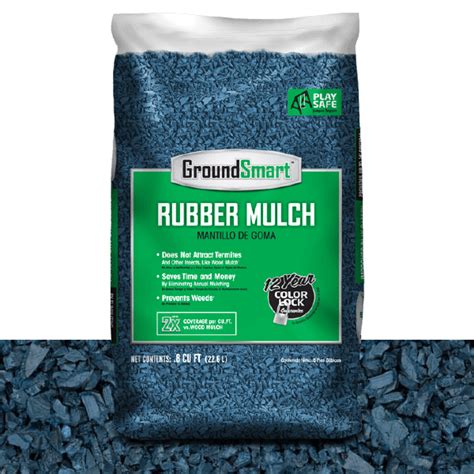 Blue GroundSmart Rubber Mulch | Bulk Discounts | Free Shipping