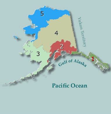 Alaska Regional Maps and Kenai Peninsula Maps