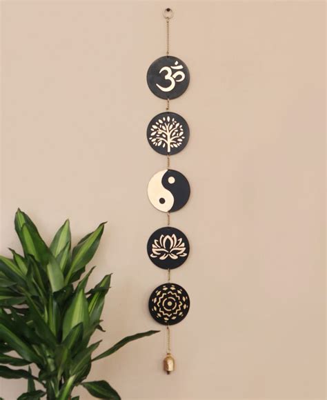 Fairtrade Meaningful Symbols Wall Hanging Mobile | Buddha wall art, Art decor diy, Diy wall art ...