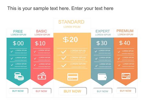 Pricing Options Template | Powerpoint templates, Pricing templates ...