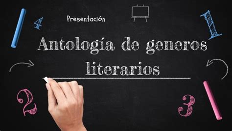 Antología de géneros Literarios