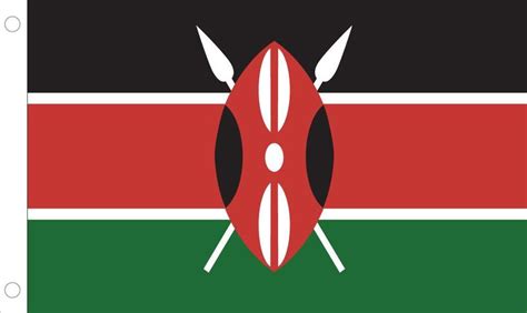 Kenya World Flags - Nylon & Polyester - 2' x 3' to 5' x 8' | US Flag Store