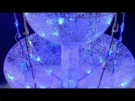 Crystal LED Fountain White Outdoor Christmas Decoration | Outdoor christmas decorations, Outdoor ...