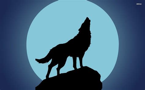 Wolves Howling At The Moon Drawing - Wolf Howling At The Moon Drawing ...