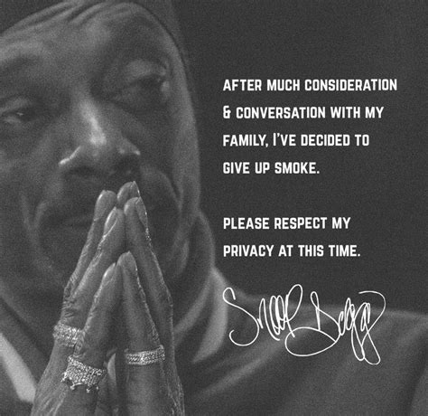 Snoop Dogg Says He's Quitting 'Smoke,' Asks For Privacy And Leaves Social Media Devastated ...