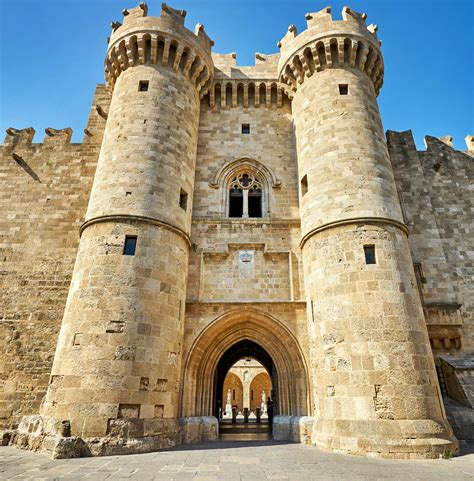 Rhodes: The majestic Castle.