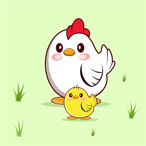 Ayam Anak Kartun Induk - Gambar vektor gratis di Pixabay - Pixabay