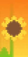 Sunflower Banner Minecraft Banner