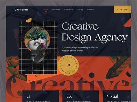 Design Agency | Website Design by Mufidul for Omotive on Dribbble