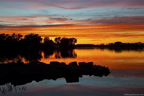 Eureka City Lake Sunset - Eureka City Lake, Kansas - Photography by ...