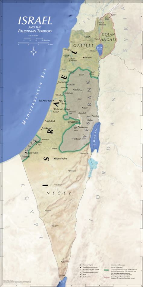 Difference Between Palestine And Israel Map : Mandate For Palestine The ...