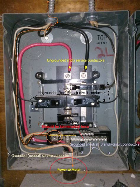 electrical - Should a neutral wire ever be connected to the neutral for the power meter? - Home ...