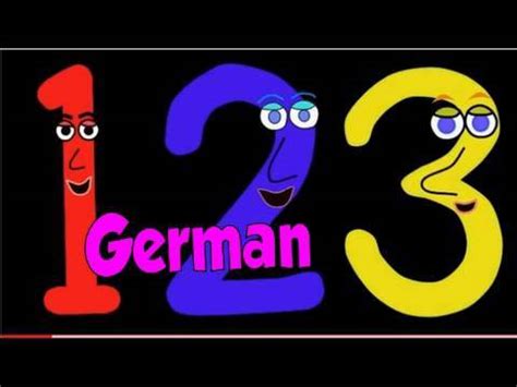 Numbers Song in German. Zahlenlied. - YouTube