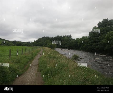 The Pennine Way National Trail Long-distance hiking trail. England. UK ...