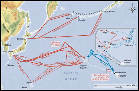 Battle Of Midway Map