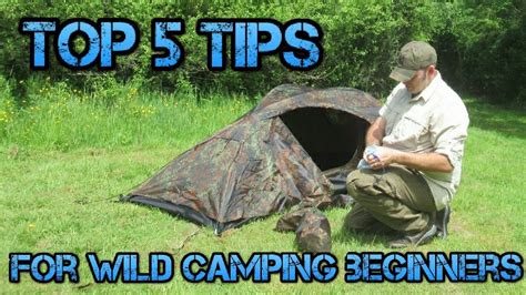 Top 5 tips for wild camping beginners - SafetyCamper