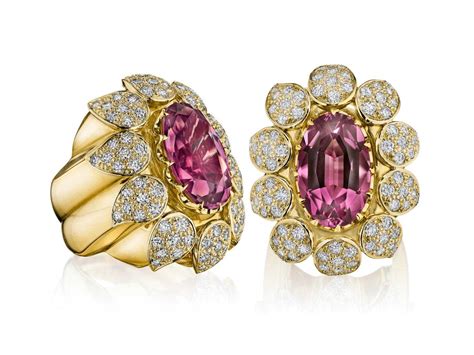 PINK TOURMALINE FLOWER COCKTAIL RING - Hammerman Jewels