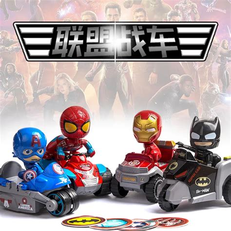 1:36 Super Hero Figure Toy Car Diecast Alloy Metal Car Model Collection Diecasts & Toy Vehicles ...