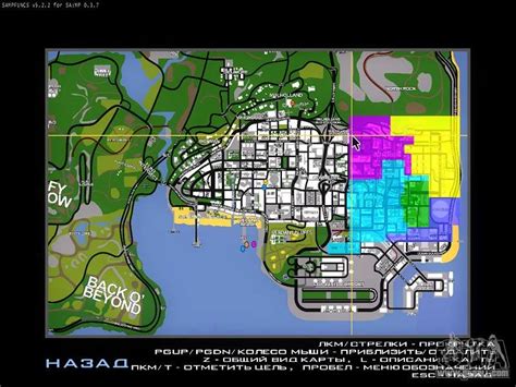 Map for SAMP for GTA San Andreas