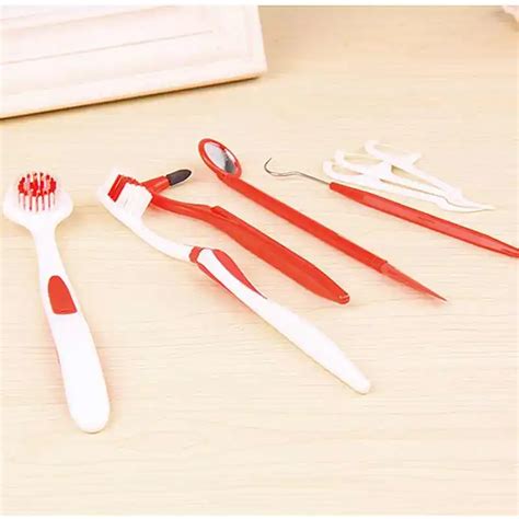 8Pcs Resin Dental Tool Set Kit Dentist Teeth Clean Hygiene Picks Scaler Mirror Oral Care Dental ...