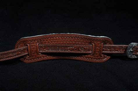 El Dorado Vintage Model Tooled Brown Guitar Strap Ex-Lg 50''- 56'' | StreetSoundsNYC