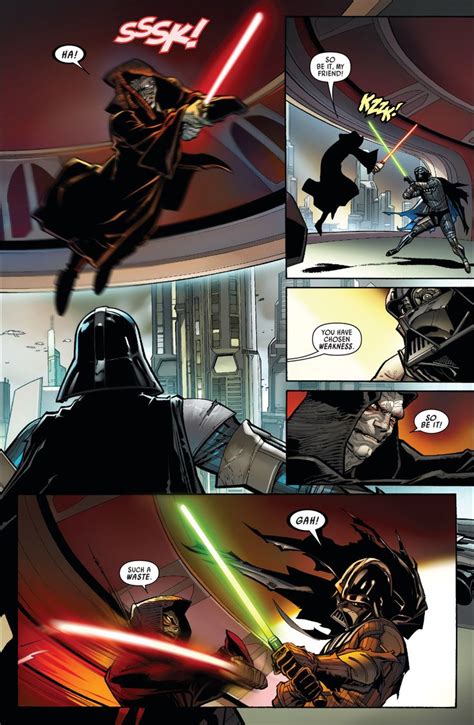 Darth Vader VS Emperor Palpatine (Darth Vader Vol. 2 #5) | Star wars comics, Star wars pictures ...