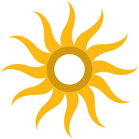 Sun Logo PNG Isolated File - PNG Mart