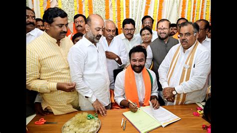 G Kishan Reddy takes over as Telangana BJP president | Latest News India - Hindustan Times