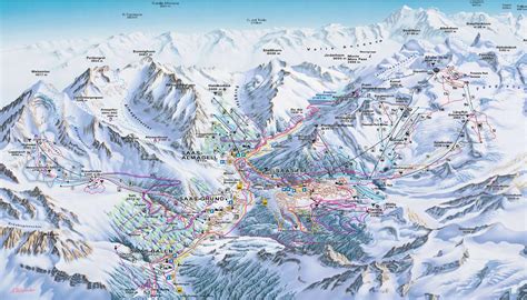 Monte Rosa Ski Area Map