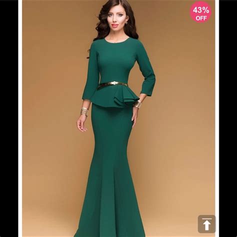 Jade Green Evening Dress | Color: Green | Size: L | Womens maxi dresses ...