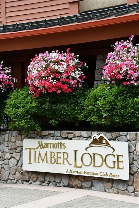 Marriotts Timber Lodge in South Lake Tahoe, California Editorial Stock Photo - Image of hotel ...