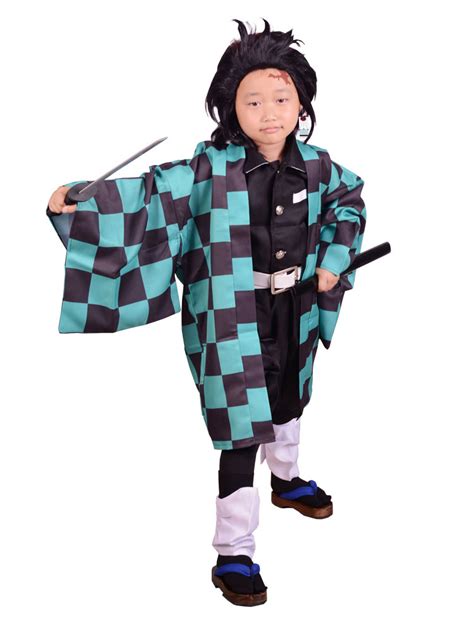 Buy online here Flagship Stores Kid's Demon Slayer Kimetsu no Yaiba Kamado Tanjirou Cosplay ...